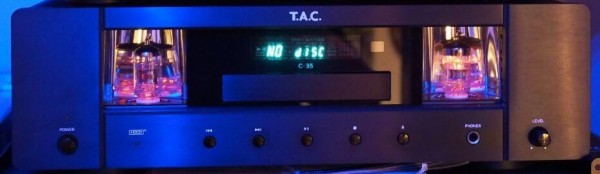 T.A.C. C-35 Röhren CD-Player schwarz mit Spiegeln (Aus Vorführung)