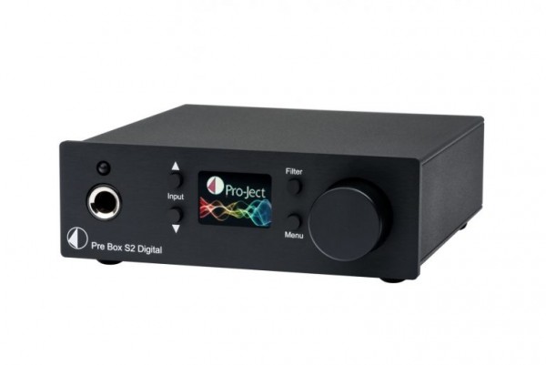 Pre Box S2 Digital Digital Mikro-Vorverstärker mit MQA und DSD512 Support von Pro-Ject schwarz -Rüc