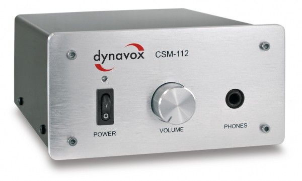 Dynavox CSM-112 Kopfhörerverstärker silber