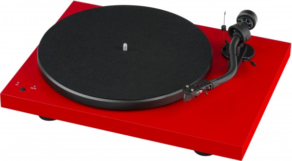 Pro-Ject Debut SB S-Shape mit Pick it S2 glänzend rot