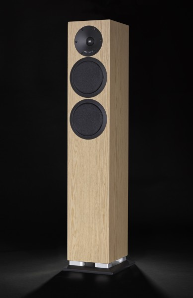 Atohm Sirocco 2.24 Standlautsprecher Echtholz Furnier Eiche hell