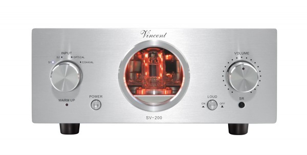 Vincent Stereo Hybrid Vollverstärker SV-200 silber