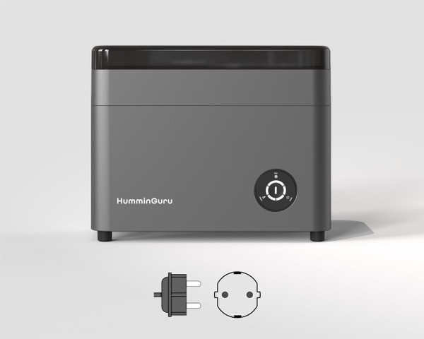 HumminGuru Plattenwaschmaschine Ultraschall mit 7 Zoll und 10 Zoll Adapter