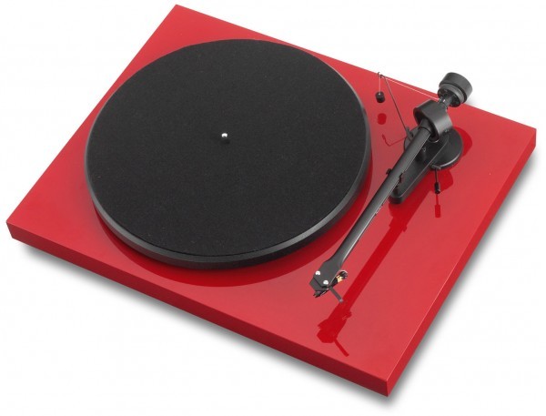 Debut RecordMaster II (Ortofon OM 5E) glänzend rot von Pro-Ject