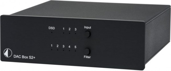 DAC Box S2 + High End DAC mit 32bit und DSD256 Support von Pro-Ject schwarz