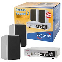 Dynavox Dream Sound Set II (Hifi Verstärker 150 Watt) silber