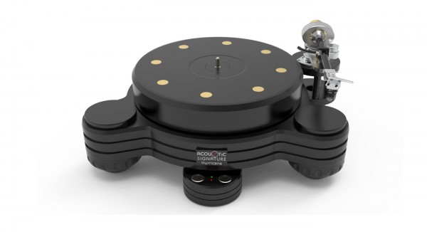 Plattenspieler HURRICANE NEO Schwarz ohne Tonarm & System von Acoustic-Signature